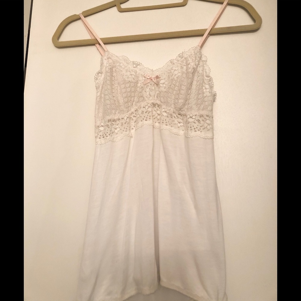 Eberjey white lace camisole